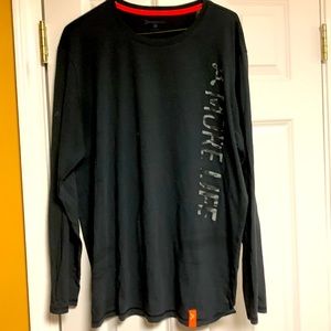 Mens long sleeve More Life Orangetheory tee